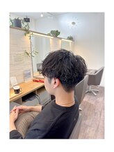 《メンズパーマ比率65%☆ トレンドパーマをかけて再現性のあるヘアスタイルに》