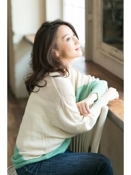 ミンクス 銀座店(MINX) 【MINX土屋】モデル井川遥さん風！穏やかニュアンスカールロング