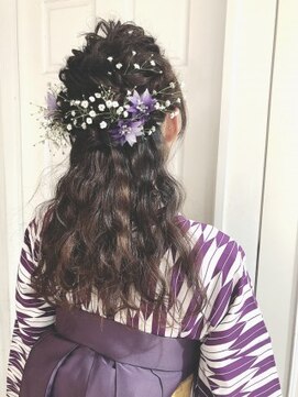 ネオリーブ チッタ 阿佐ヶ谷店(Neolive citta) 卒業式ハーフアップarrange