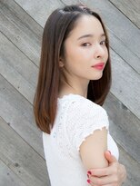 ルティア(Lutia)&nbsp;大人かわいいストレートヘア アッシュブラウン☆