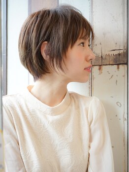 ショートヘアもスタイリングしやすいようにカットしていくので、お洒落なアレンジも可能になる！