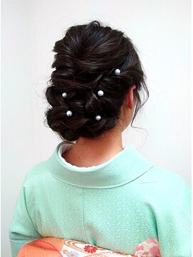 ヘアーアンドメイク ディライト(Hair&Make Delight) 着物大人アップ