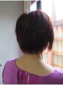 空気感のあるショートボブ