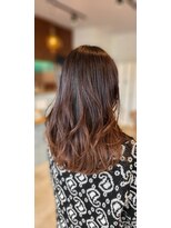 ディードア ヘア ヴィジョン(Ddoor hair vision)&nbsp;バレイヤージュ×ナチュラルベージュ