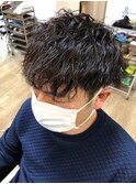波打ちパーマ