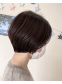 +＊～丸みショートボブwith美髪ピンクブラウン～＊+