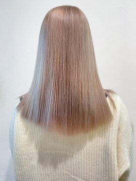 アルバム 新宿(ALBUM SHINJUKU) ロングホワイトベージュ_ショコラベージュボブルフ_ba377391