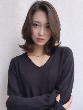アミヘアーサプライ(AMI Hair Supply) 韓国風くびれヘア/似合わせカット/アースカラー/ヨシンモリ