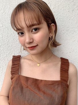 ロンドポレール 北千住(Lond polaire) 【Lond polaire】外ハネボブセクションカラーインナーカラー