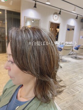ティアラ 桜木町(TIARA) REAL SALON WORK～シークレットハイライト/白髪ぼかしハイライト