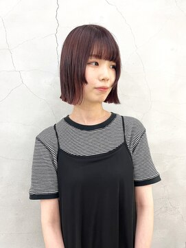 エンドリンク(endlink) 顔まわりウルフ×ぱつっとボブ