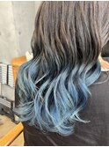 スカイブルーグラデーションカラー西葛西/西葛西ブリーチ