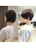 アンド ストーリーズ(&STORIES)&nbsp;大人可愛い小顔ひし形クビレ丸み20代30代40代大人ショート(蘭)