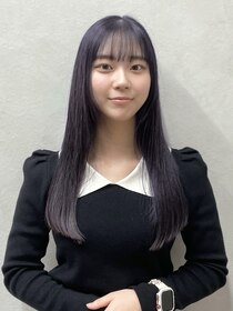 フレーム 博多店(FRAME) ダークラベンダーグレージュ艶髪ロング【福岡博多】