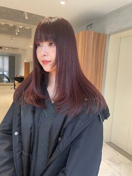 ガリカ 大名(Gallica) 【恒吉佐央理】ブリーチなしダブルカラーで叶う透明感ラベンダー