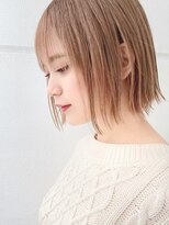 ロシェ 横浜店(loche)&nbsp;オリーブベージュ×髪質改善ボブ×横浜