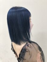 テーラヘアー 南行徳店(TELA HAIR) ネイビーブルーカラー♪