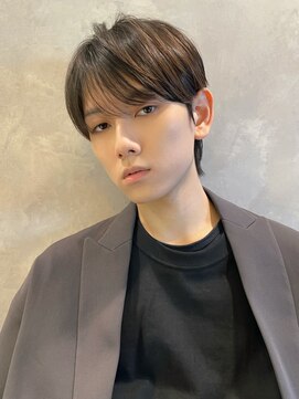 トルネード(TORNADO) 韓国マッシュウルフ ニュアンスパーマ センターパートt86