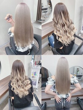 エミーバイモアムー(Emmie byMoremuu) ［南越谷YU-TA］ギャルカラー×エクステ