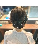 和装におすすめキレイめシニヨン