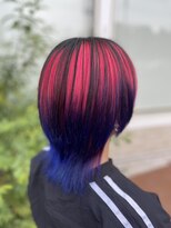 美容室 アルテモーダ デザインカラー×ウルフカット