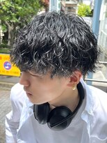 テン 心斎橋(tenn.)&nbsp;心斎橋波巻きパーマサーフカールツイストスパイラルパーマ緩め◎