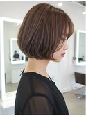 美髪/ワイドバング/レイヤーカット/くすみベージュ/新小岩駅
