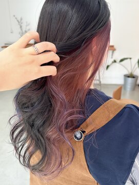 オー(OOO) 春っぽインナーカラー