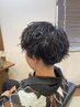 【1日一人限定】お任せ似合わせカットパーマ＆男の清潔眉カット