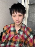 メンズカットベリーショートシャギーカット