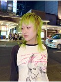個性派シャギーウルフ