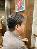 メンズカット_ビジネスでも好印象なロマンスグレー