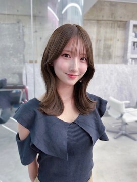 フィヴェント(Fivent) 美髪韓国レイヤーイメチェン似合わせチェリーブラウンミニウルフ