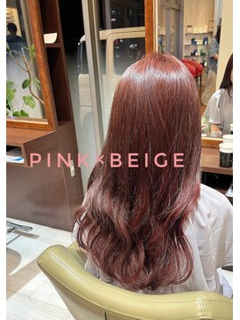 ヘアメイク アリエス 岩切店(HAIR MAKE aries) ブリーチなしピンクベージュ