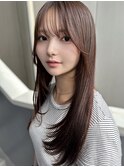 ロングレイヤー　フェイスレイヤー　髪質改善
