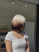 タイドヘアー 高槻2号店(TIDE HAIR)&nbsp;ルーツカラーボブ