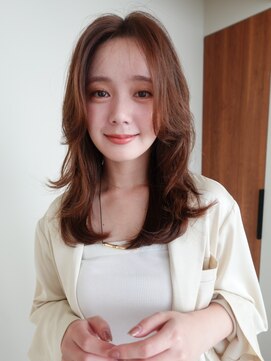 エンス 銀座(Ence) 韓国顔周り/バタフライカット/ワンホンレイヤー/髪質改善/銀座