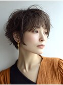 白髪ぼかし脱白髪染め似合わせカット40代50代60代