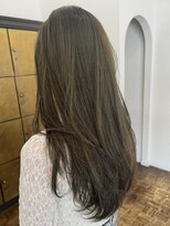 ヘアーアイスカルテット(HAIR ICI QUARTET)&nbsp;ブリーチなしカラーベージュ美髪艶髪小顔レイヤー20代30代
