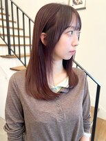 ペイジヘアー(paige hair)&nbsp;酸熱シルクカラーでつくる艶髪ブラウンロング