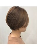 重めショートスタイル