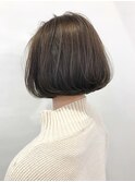 ボブ×ヌーディーベージュ