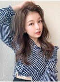 アフロート矢田菜津紀　韓国風かきあげ前髪大人カジュアル髪型