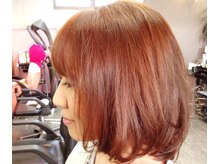 ヘアアンドフェイスシャロン(sharon)の雰囲気（傷まない・低刺激で染めれる和漢彩染カラーでケアしつつ綺麗に♪）