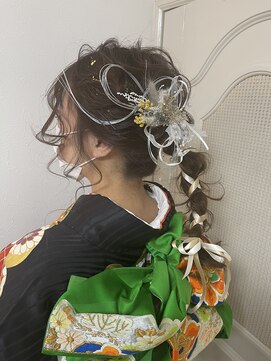 アチーブ エムプラス 茶屋町店(Achieve m +) 成人式ヘアセット(大阪梅田茶屋町ヘアセット専門店Achieve m+)