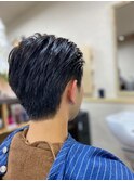 men'sカット　ナチュラルバックスタイル