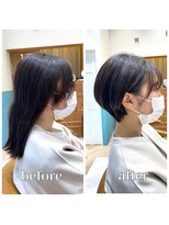 ロンド レグリーズ 立川(Lond leglise)&nbsp;【山方　直也】耳かけ×マッシュショート×小顔×大人かわいい