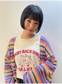 【LUAU Haku Osaka 中村】ミニボブ×ネイビーブラック