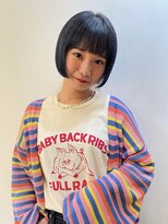 ルアウハク 梅田(LUAU Haku)&nbsp;【LUAU Haku Osaka 中村】ミニボブ×ネイビーブラック
