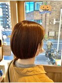 [Salon de an Ally/六町]大人可愛い小顔丸みショートボブ
